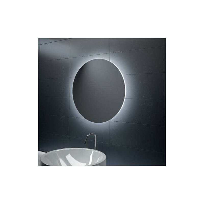 ESPEJO DE BAÑO RETROILUMINADO CON LUZ LED INTEGRADA 60ØCM - BIO-12520850