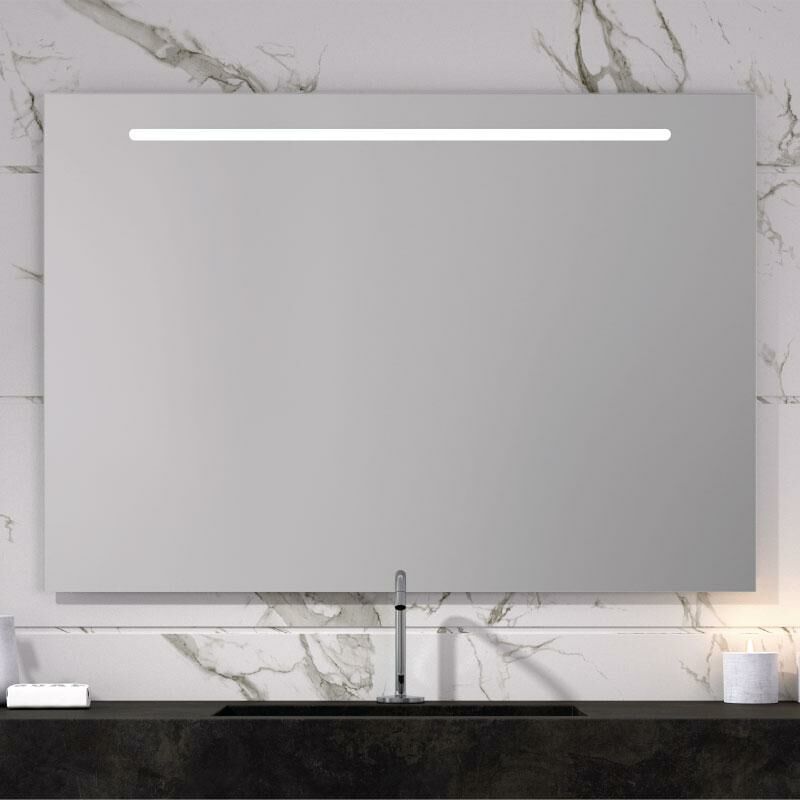 

Eurobath - Espejo de baño SAONA. Luz fría LED integrada en el espejo 60x70 cm Con Antivaho Con interruptor táctil