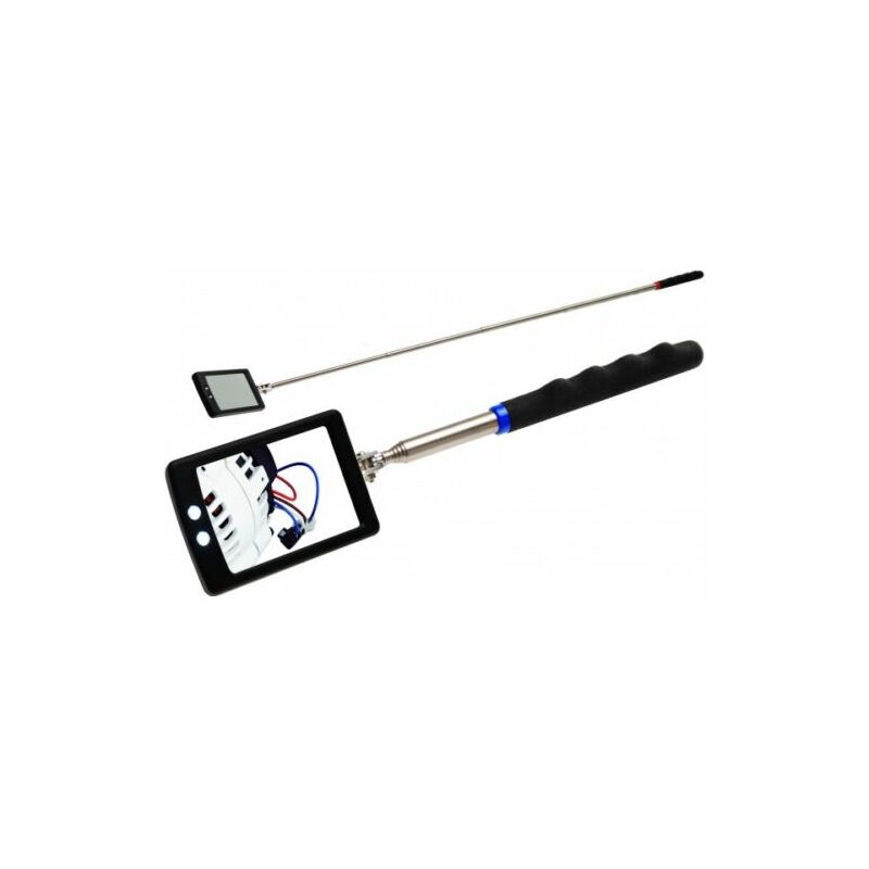 

espejo de inspeccion telescopico con led para coches,motos,taller,etc..
