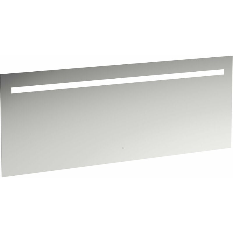 

Espejo de Leelo con iluminación LED horizontal integrada, marco de aluminio, 1800 mm, versión con un interruptor de sensor táctil. - H4477029501441