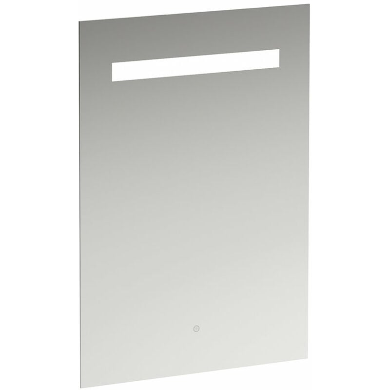 

Espejo de Leelo con iluminación LED horizontal integrada, marco de aluminio, 550 mm, versión con un interruptor de sensor táctil. - H4476229501441