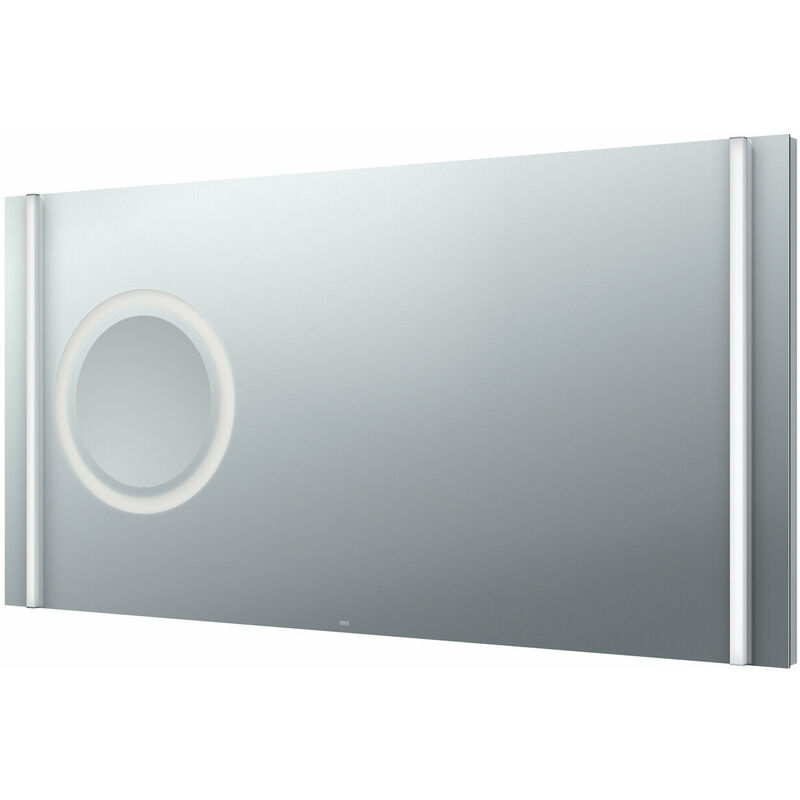 

Espejo de luz Emco select, espejo de luz LED select, 1200 x 610 mm con LED de afeitado y espejo de maquillaje integrados - 449600090