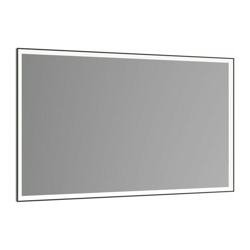 

Espejo de luz Royal Lumos 1050x650x60mm anodizado negro con espejo calefactor KEUCO