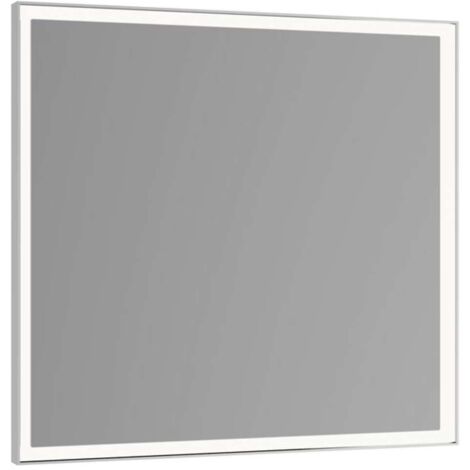 Espejo de luz Royal Lumos 800x650x60mm plateado anodizado con espejo calefactor KEUCO