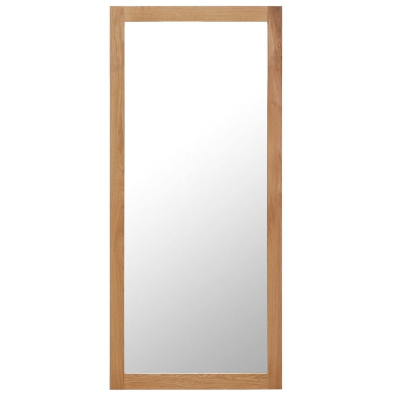 

Espejo de madera maciza de roble 50x140 cm - Marrón