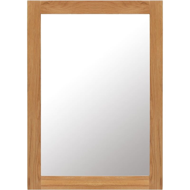 

Espejo de madera maciza de roble 50x70 cm