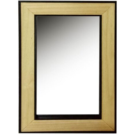 Espejo de madera rectangular Budapest cm40x60x1,5