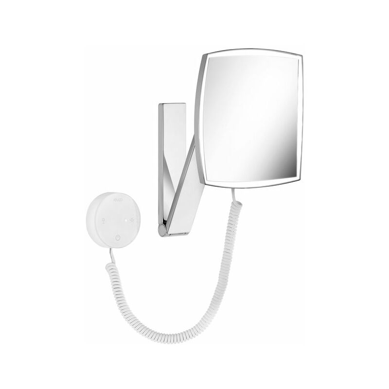 

Espejo cosmético Keuco iLook_move, 17613, iluminado, color de luz ajustable en 5 etapas, superficie del espejo: 200x200 mm, cromado - 17613019000