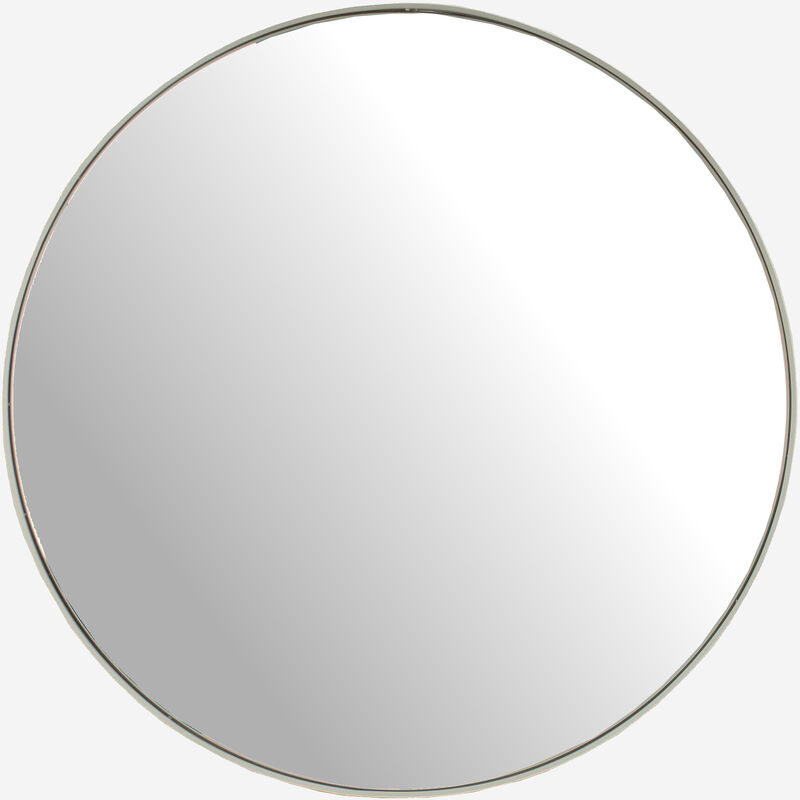 

Espejo de metal blanco 90 cm