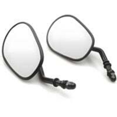 Espejo de motocicleta, espejo Harley, espejo de alta gama, espejo Harley de metal completo, espejo negro