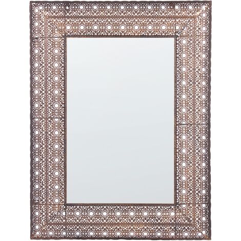 Espejo de pared 60x90 cm cobre DEHRADUN