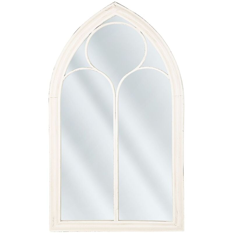 

Espejo de pared 61x112 cm blanco crema TRELLY