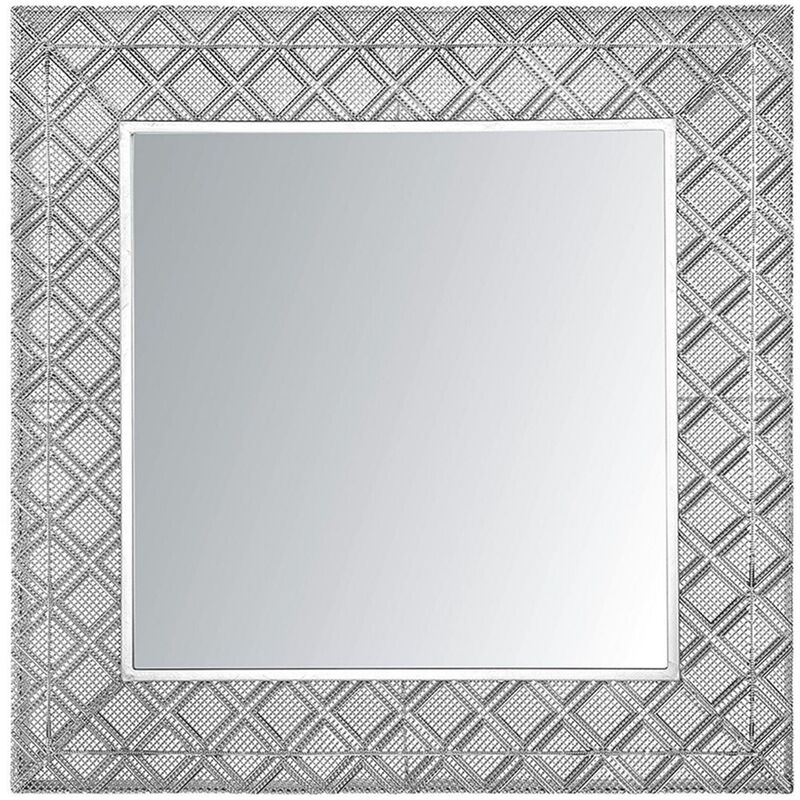 

Espejo de pared 80x80 cm plateado EVETTES