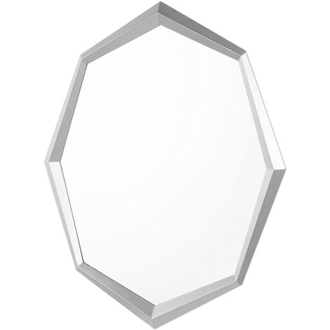 Espejo de pared 91x66 cm plateado OENO - Plateado