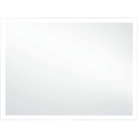 Espejo de pared de baño con LED 100x60 cm
