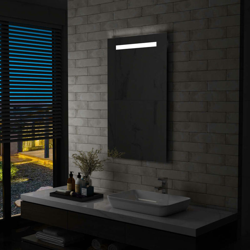 

Espejo de pared de baño con LED 60x100 cm