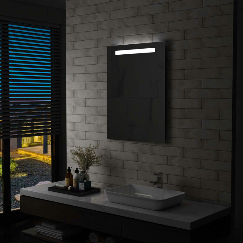 

Espejo de pared de baño con LED 60x80 cm