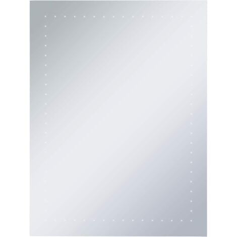 Espejo de pared de baño con LED 60x80 cm