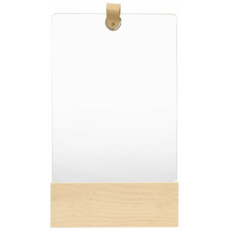 

Espejo de pared de madera maciza de pino 23x39,5 cm
