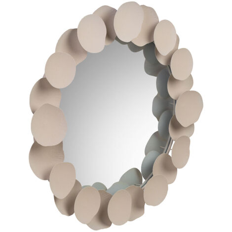 Espejo de pared de metal 85x85x7.5h cm