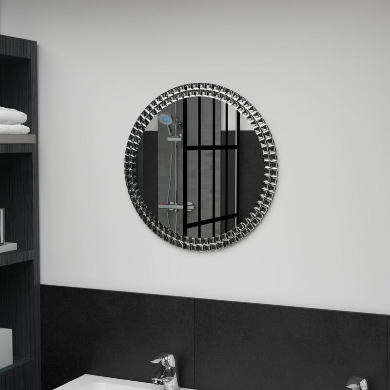 

Youthup - Espejo de pared de vidrio templado 50 cm - Plateado