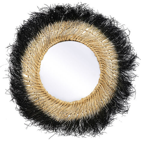 Espejo de Pared - Diseño Redondo Boho Bali (60 cm) - Bioe