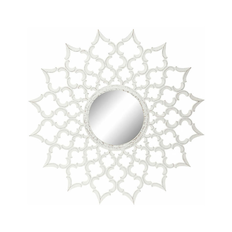 

Espejo de pared DKD Home Decor Blanco Cristal Madera MDF (120 x 3 x 120 cm)