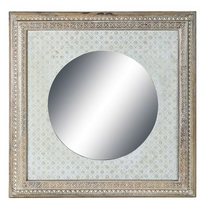 

Espejo de pared DKD Home Decor Blanco Madera (74 x 4 x 74 cm)