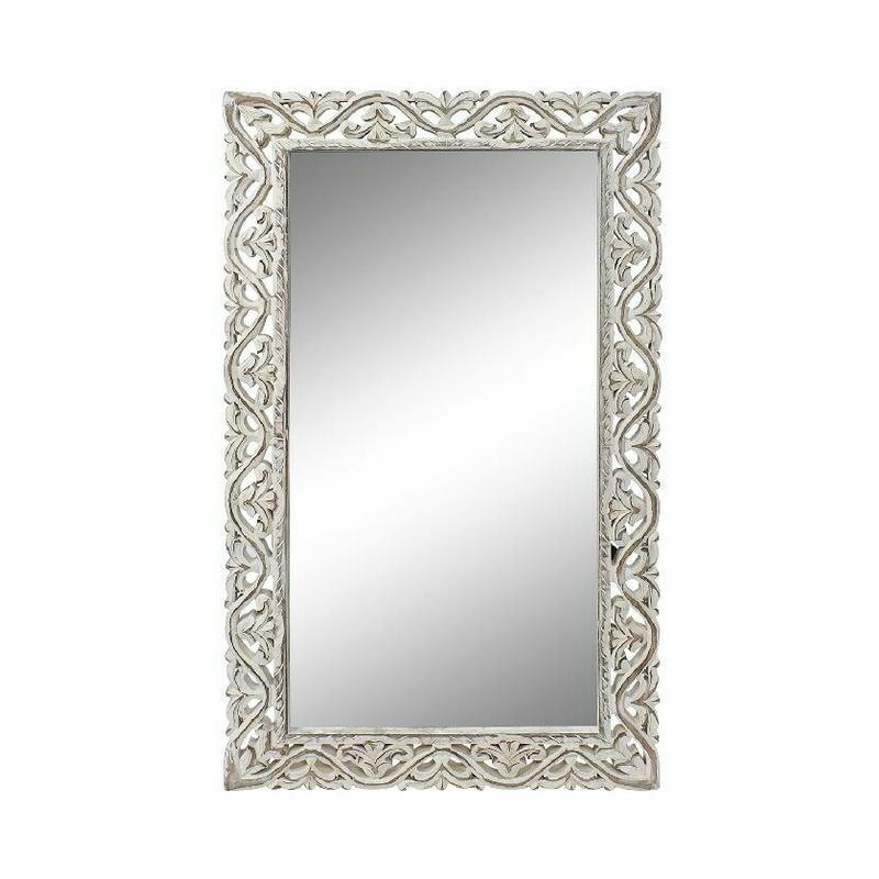

Espejo de pared DKD Home Decor Blanco Madera de mango (105 x 3 x 61 cm)