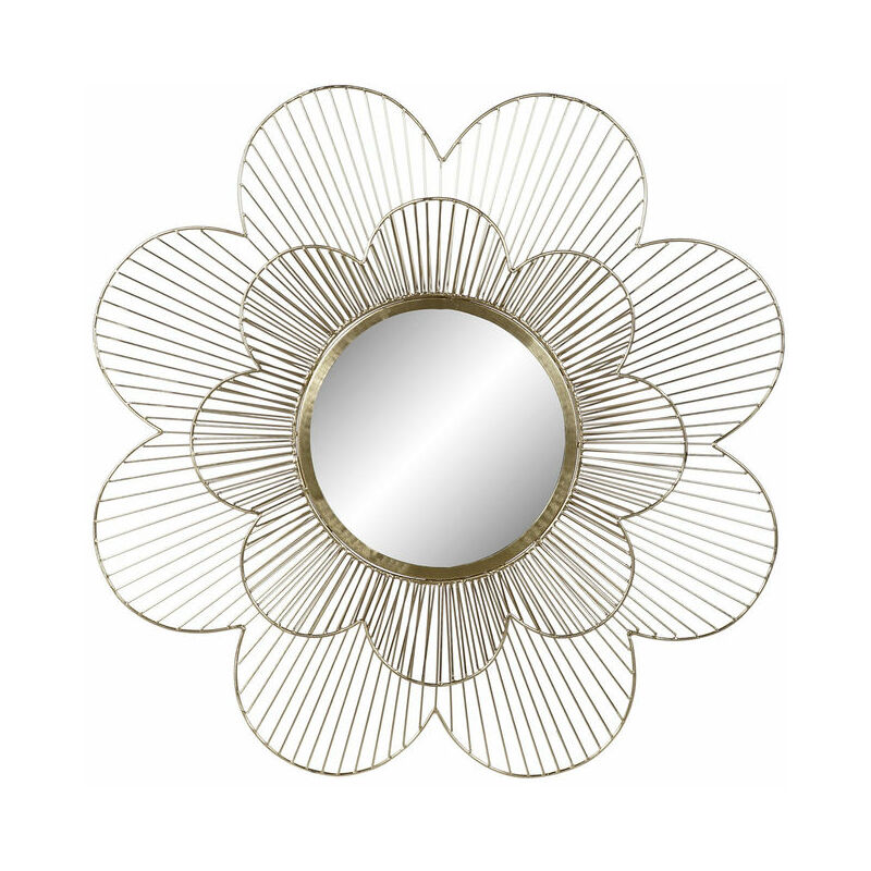 

Espejo de pared DKD Home Decor Cristal Hierro (80 x 80 x 8 cm)