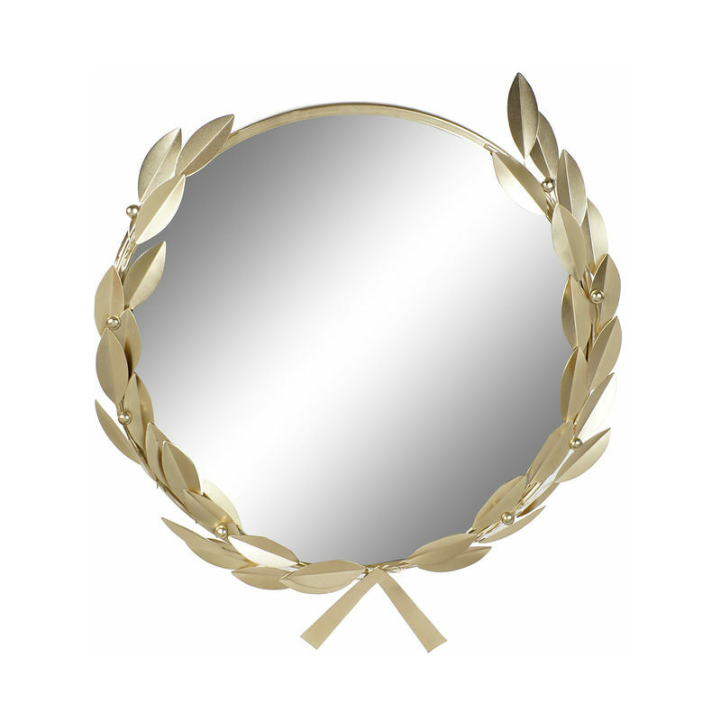 

Espejo de pared DKD Home Decor Cristal Hierro Laurel (74 x 5 x 66 cm)