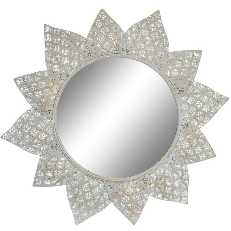 

Espejo de pared DKD Home Decor Flor Metal (75.5 x 82.5 x 6 cm)
