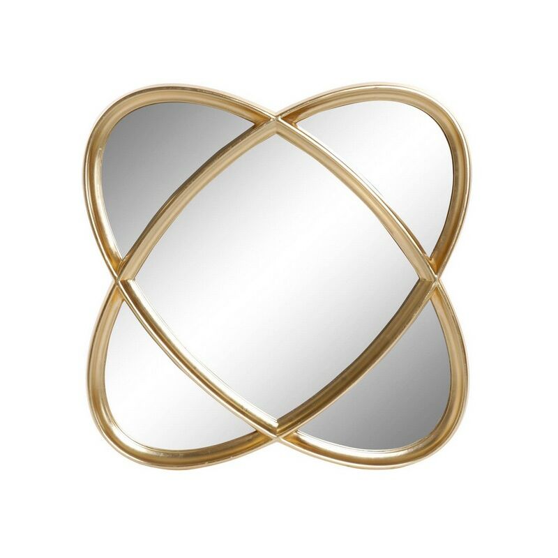

Espejo de pared DKD Home Decor GOLD Dorado Resina (70 x 4 x 70 cm)