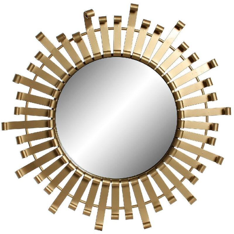 

Espejo de pared DKD Home Decor Hierro Espejo (60 x 4.5 x 60 cm)
