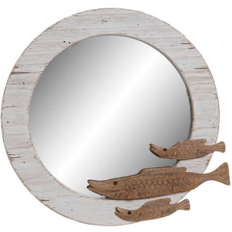 

Espejo de pared DKD Home Decor Madera de Paulonia (41.5 x 4 x 40 cm)