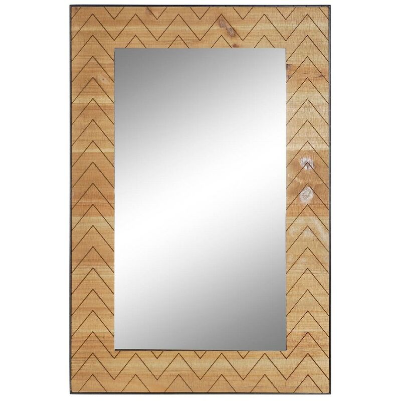 

Espejo de pared DKD Home Decor Negro Madera Metal (60 x 3 x 92 cm)