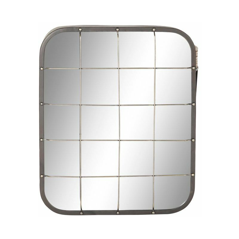

Espejo de pared DKD Home Decor Negro Metal Dorado (45.5 x 7.5 x 55 cm)