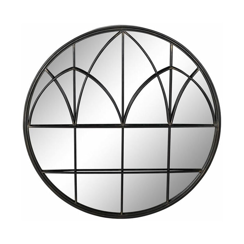 

Espejo de pared DKD Home Decor Negro Metal (76 x 4 x 76 cm)