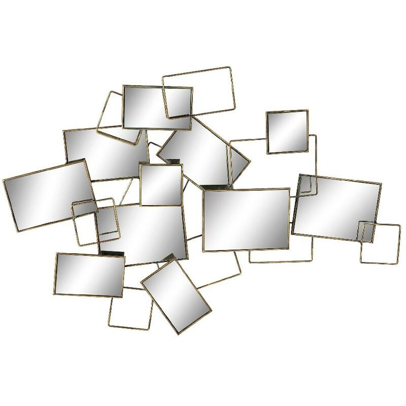 

Espejo de pared DKD Home Decor Metal Cuadrados (95 x 6 x 63 cm)