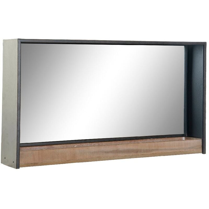

Espejo de pared DKD Home Decor Negro Metal Madera MDF (70 x 14 x 40 cm)