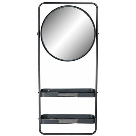 Espejo de pared DKD Home Decor Negro 55 x 20 x 120 cm