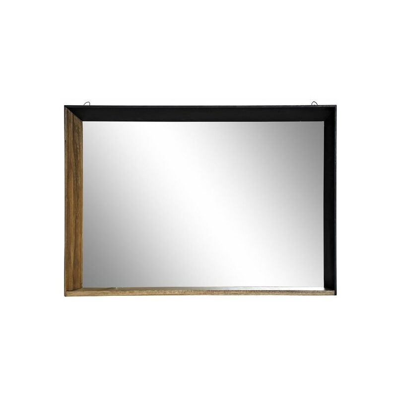 

Espejo de pared DKD Home Decor Negro Madera Fresno (70 x 7 x 50 cm)