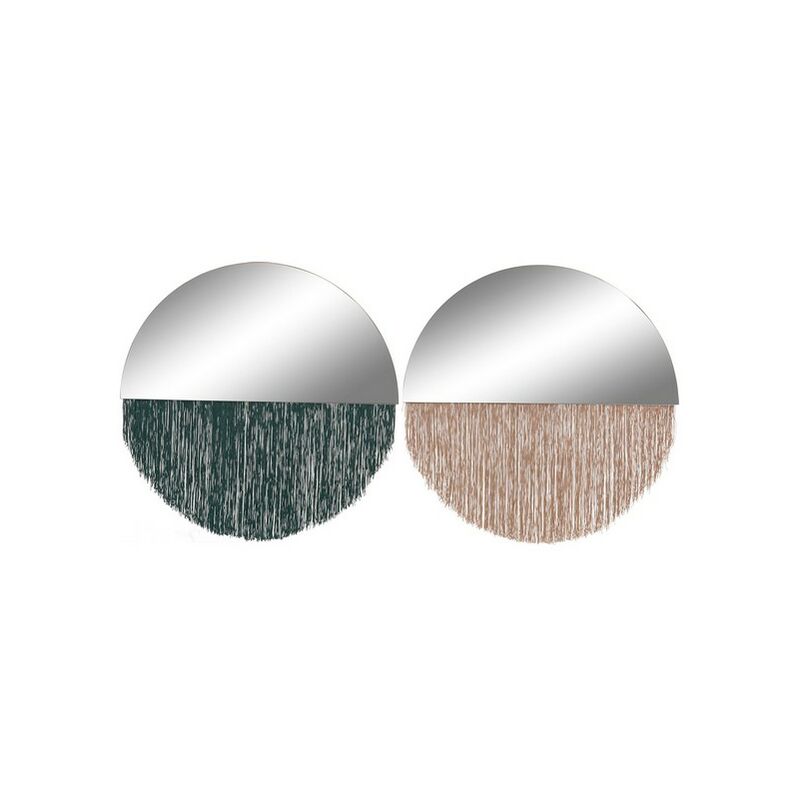 

Espejo de pared DKD Home Decor Poliéster Madera (2 pcs)