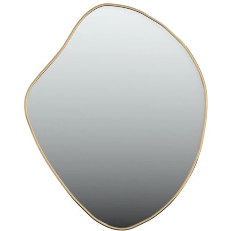 Espejo de pared dorado 50x40 cm vidaXL