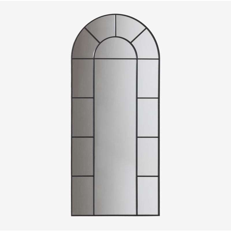 

Espejo de Pared en Metal Efecto Ventana (180x80 cm) Diana SKLUM - Negro
