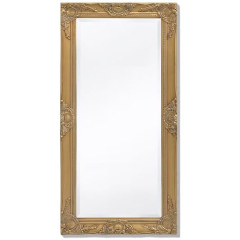Espejo de pared estilo barroco 100x50 cm dorado