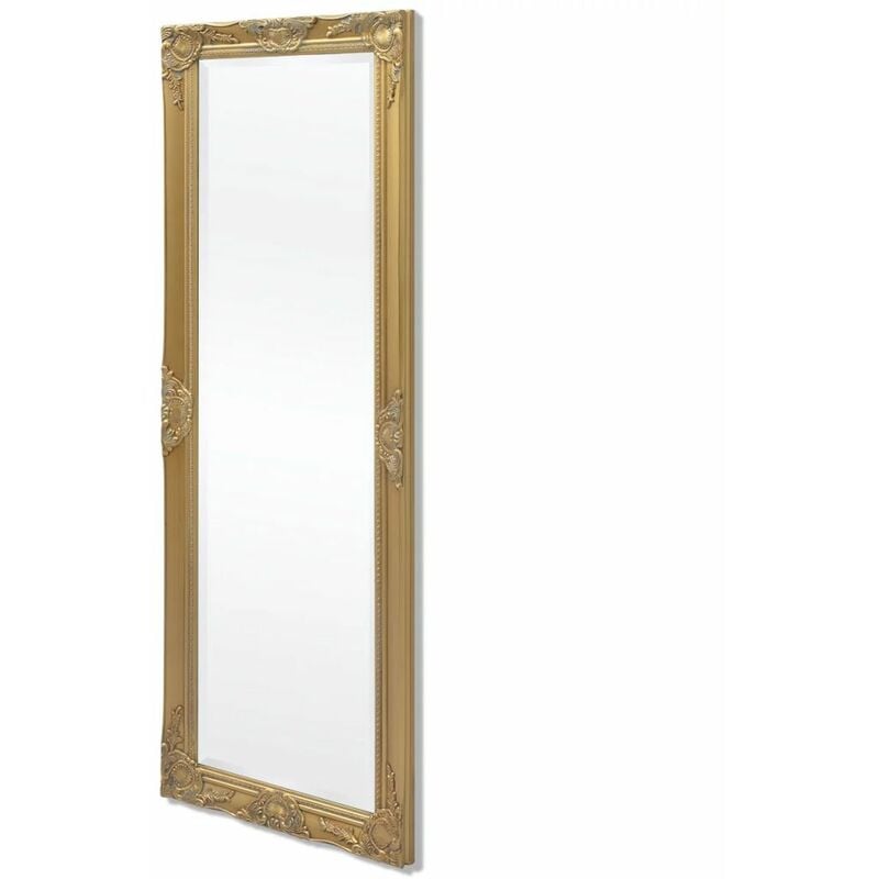 

Espejo de pared estilo barroco 140x50 cm dorado