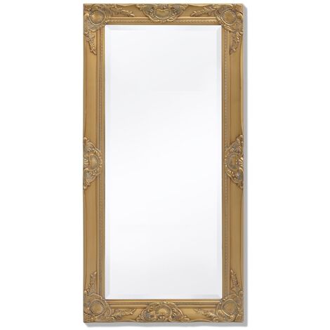 Espejo de pared estilo barroco dorado 100x50 cm vidaXL