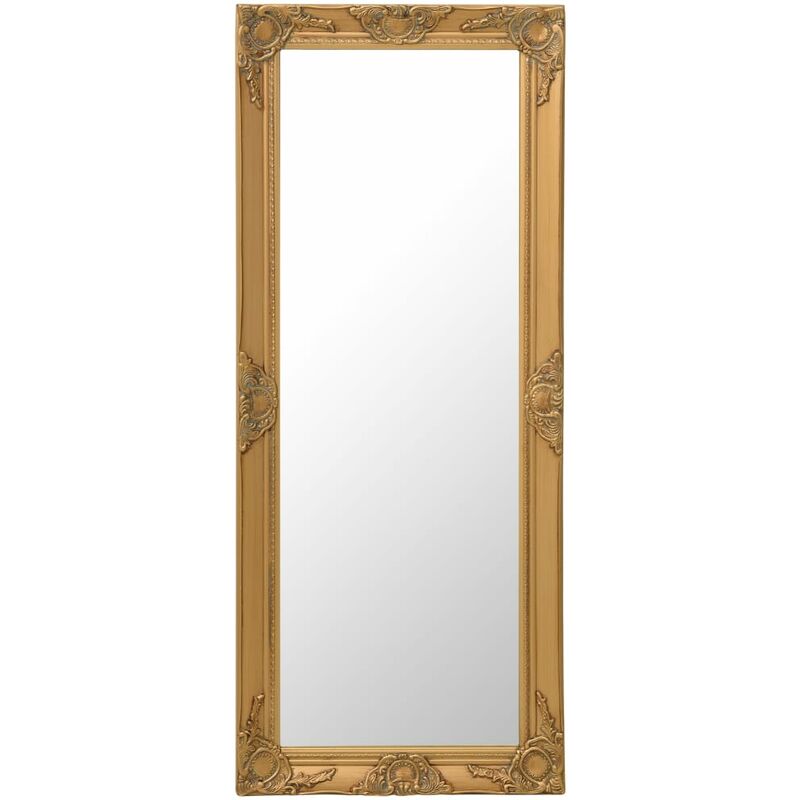 

Espejo de pared estilo barroco dorado 50x120 cm - Oro