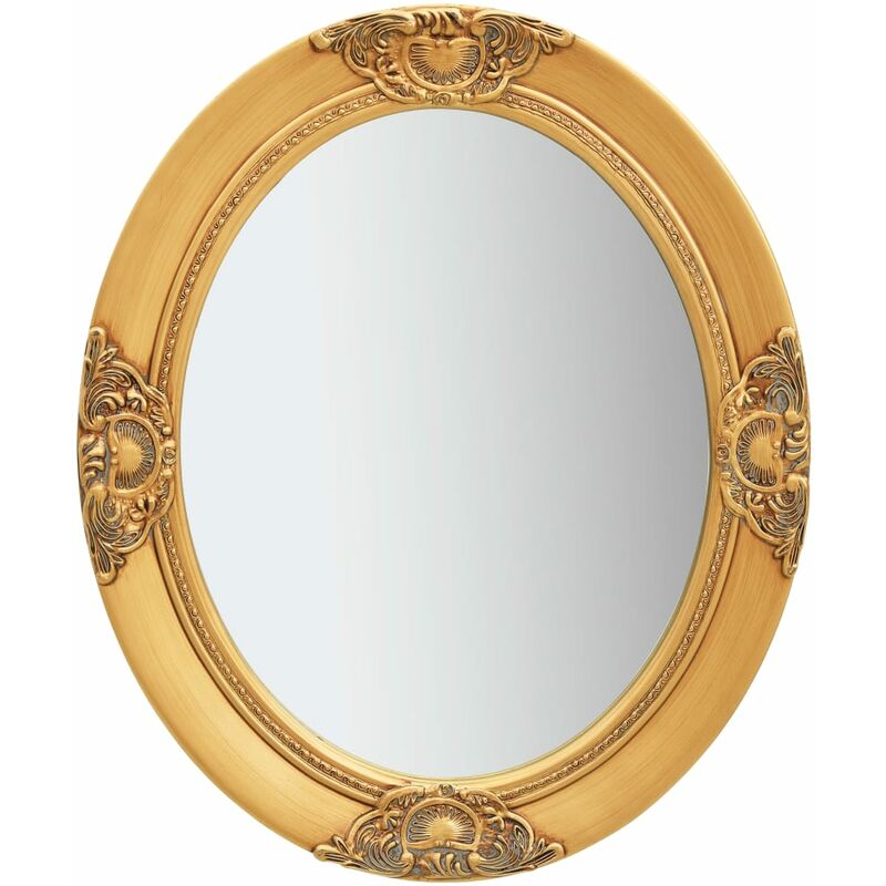 

Espejo de pared estilo barroco dorado 50x60 cm - Oro